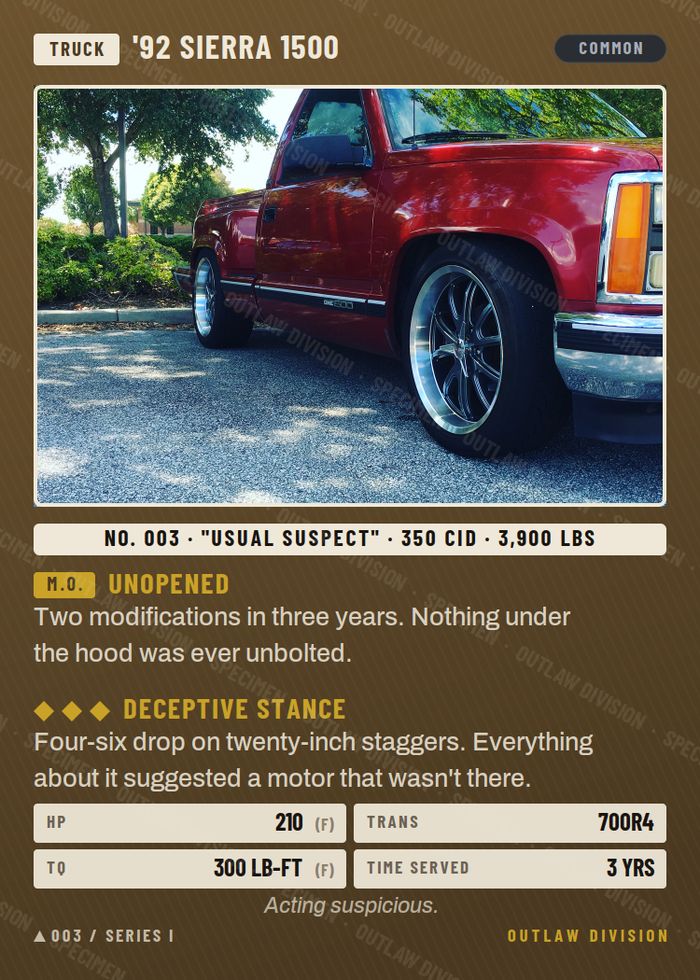 Case 003 — Usual Suspect